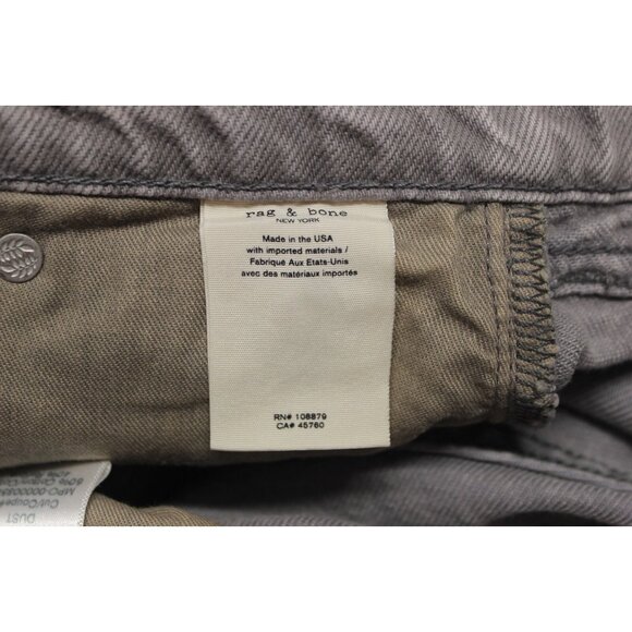 Rag & Bone Dre Raw Hem Boyfriend Jeans Women’s Size 28 Gray Casual - Picture 12 of 16